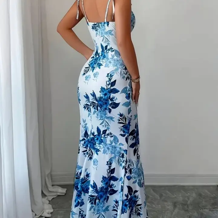 Vestido largo estampado's photo #2