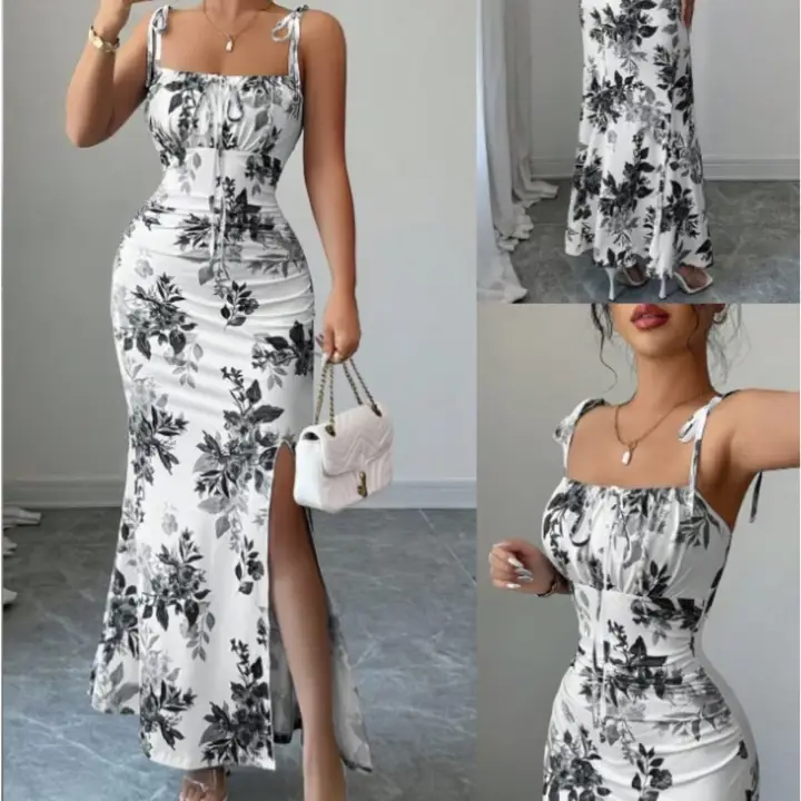 Vestido largo estampado's photo #3
